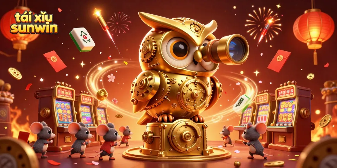 Wager and win at tài xỉu sunwin with the lively casino atmosphere captured in a vibrant 3D scene.