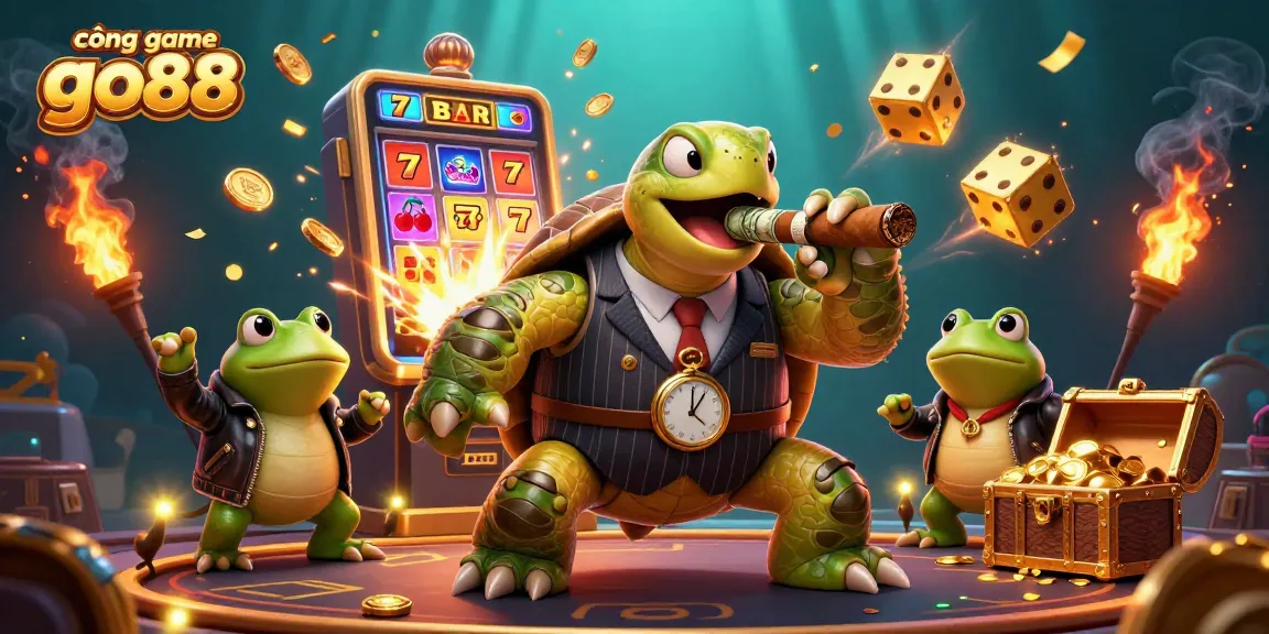 Experience the thrill of cổng game go88 with vibrant slot machines and captivating casino characters.